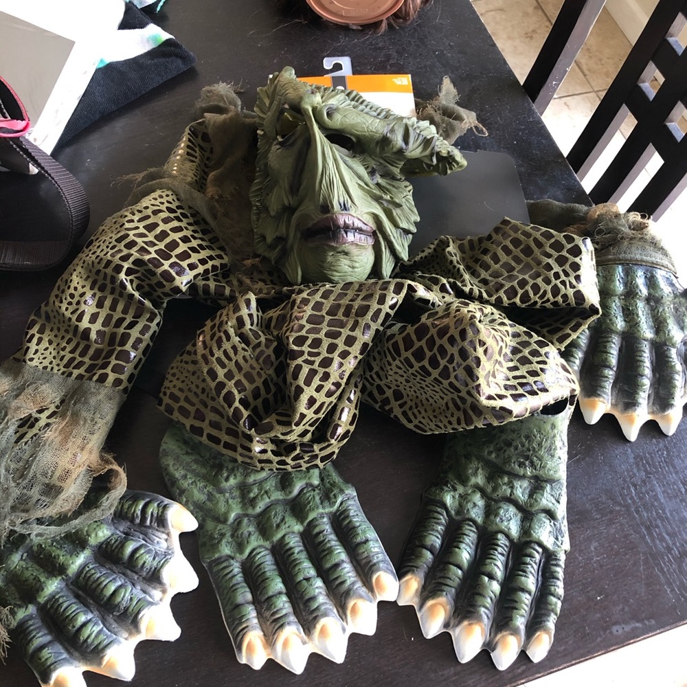 Swamp monster costume